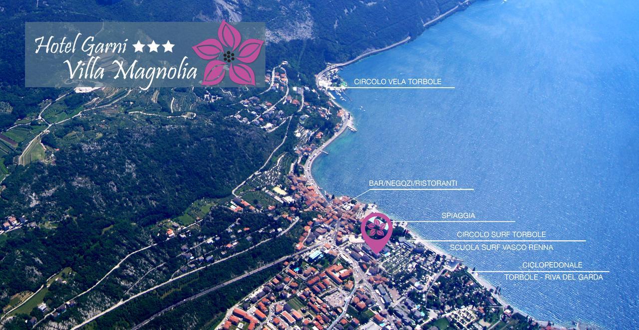 Hotel Garni Villa Magnolia Torbole Sul Garda Exterior foto